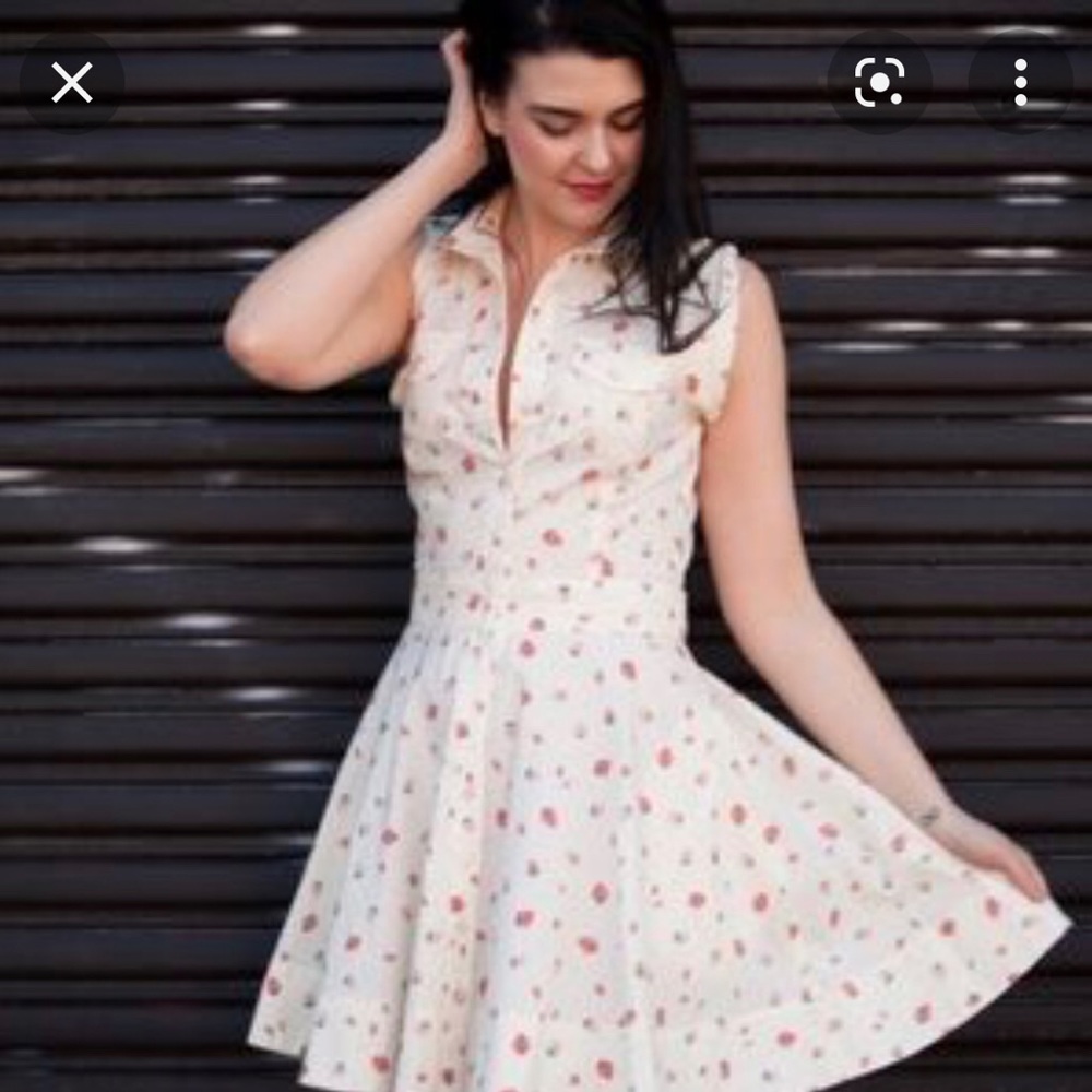 Vaute Couture Strawberry Shirtdress